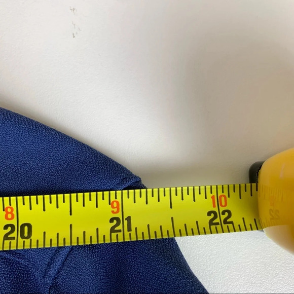 BOSS Hugo Boss Blue Long  Sleeve Silk Button Up Men's XXL - Picture 9 of 13